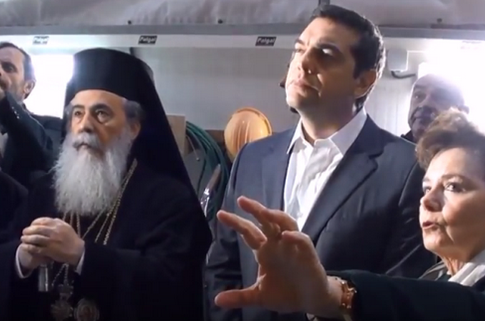 Єрусалимський патріарх та прем'єр-міністр Греції вклонилися Гробу Господньому