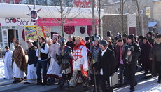 Різдво об'єднало вірян УПЦ з Заходу і Сходу України на Донбасі