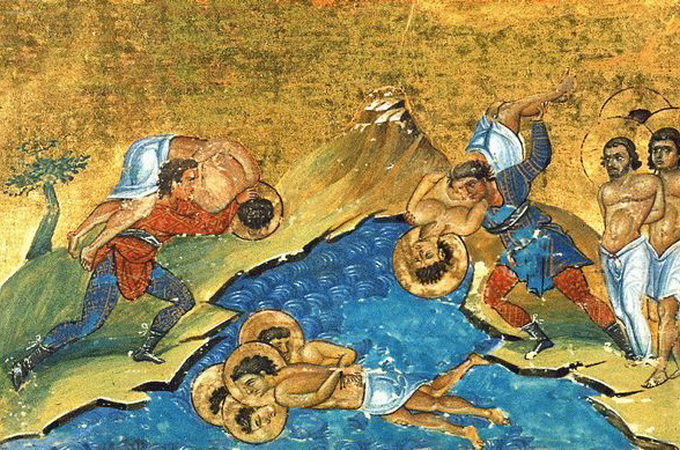 8 февраля – память святых мучеников Анании, пресвитера, Петра, темничного стража, и с ними 7 воинов