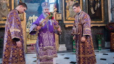 Предстоятель УПЦ: Человек получает силу от Бога при крестном знамении 
