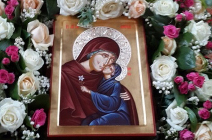 В Покровский монастырь столицы прибыла с Афона икона праведной Анны