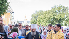 Предстоятель УПЦ привітав віруючих з Днем Всіх святих, котрі в землі Руській просіяли (ФОТО)