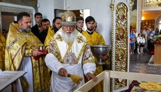 Митрополит Агафангел совершил освящение храма в селе Казацкое (ФОТО, ВИДЕО)