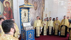 Мощі «патріарха ченців» преподобного Антонія Великого зустріли в Бухаресті