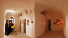 У Святогірському храмі в крейдяній скелі відсвяткували Різдво Іоанна Хрестителя (ФОТО)