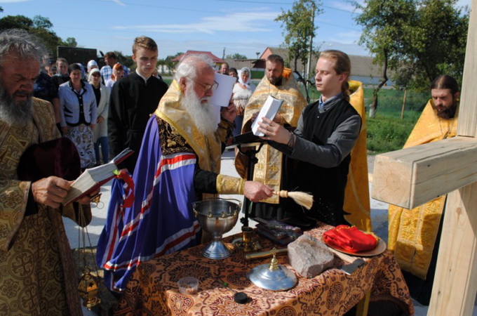 На трассе Киев-Чернигов будет новый храм в честь Димитрия Солунского (ФОТО)