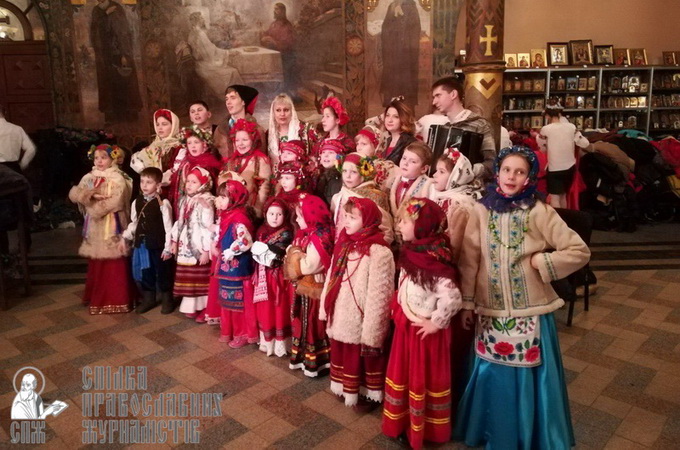 В киевской Лавре прошел всеукраинский фестиваль колядок