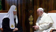 В РПЦ розповіли, коли зустрінуться папа Франциск і Патріарх Кирил