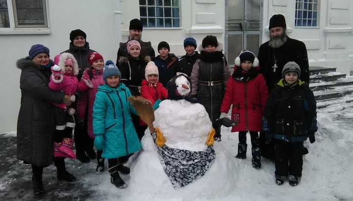 Снеговик воскресной школы