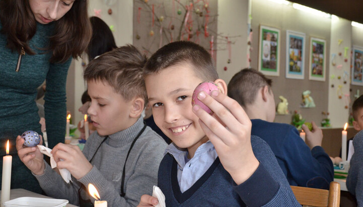 Первое занятие в школе
