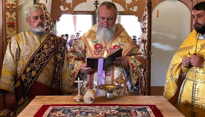 Чин освящения храма в Свято-Введенской женской обители в селе Кушница