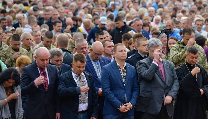 Петр Порошенко на греко-католической