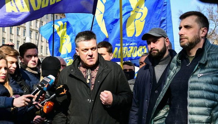 Лидер ВО «Свобода» Олег Тягнибок
