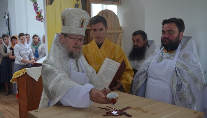 Чин освящения храма в селе Красноселье Владимирецкого района