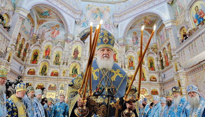 Патріарх Московський і всієї Русі Кирил на богослужінні в мінському храмі Всіх Святих