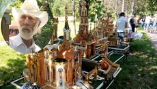 Народный умелец решил создать копии всех запорожских храмов – на четыре собора у мастера ушло восемь лет