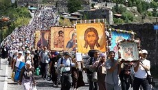 Крестный ход в Каменце-Подольском в центре города (ФОТОРЕПОРТАЖ)