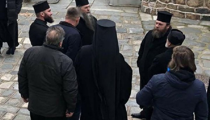 OCU delegaltion was not able to get to the Panteleimon Monastery on Holy Mount Athos