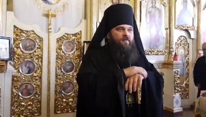 «Єпископ Одеський і Балтський» Павло на зустрічі з парафіянами кафедрального собору УПЦ КП Різдва Христового, Одеса.