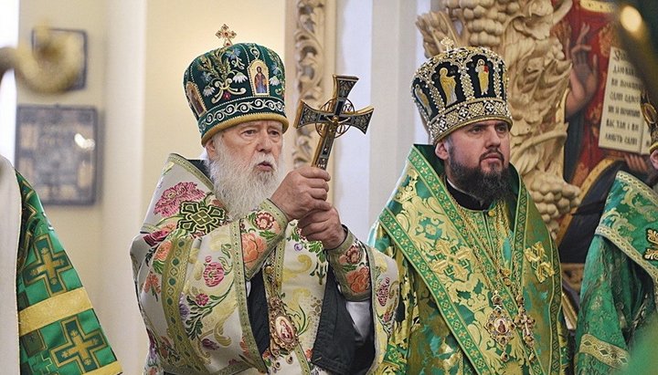 Филарет Денисенко и Епифаний Думенко. Фото: Facebook УПЦ КП.
