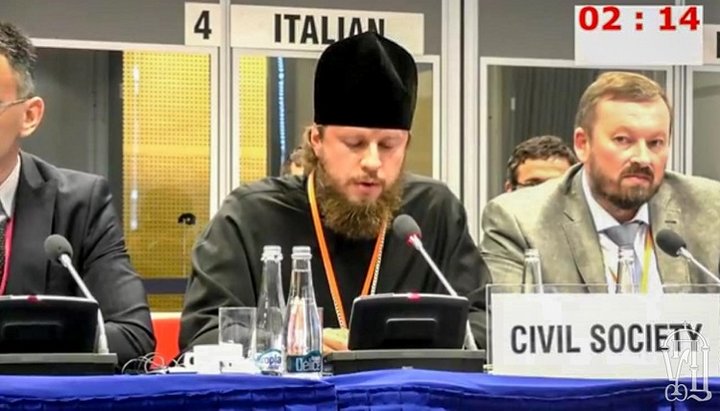 Глава Представництва УПЦ при європейських міжнародних організаціях єпископ Баришівський Віктор (Коцаба). Фото: УПЦ