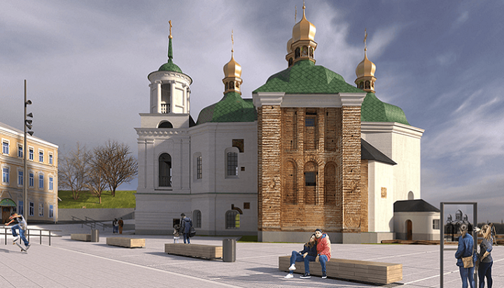 Спас на Берестові. Фото: churchatberestove.org.ua
