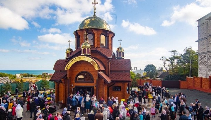 Новоосвячений храм на честь великомученика Георгія Побідоносця у Чорноморську. Фото: Православна Одеса