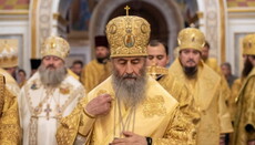 Предстоятель возглавил Богослужение в лавре в сослужении польского иерарха