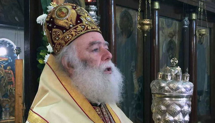 Патриарх Александрийский помянул Епифания при служении на Кипре. Фото: romfea.gr