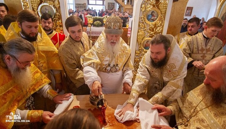 Освящение Свято-Покровского храма УПЦ в селе Курисово. Фото: Одесская епархия