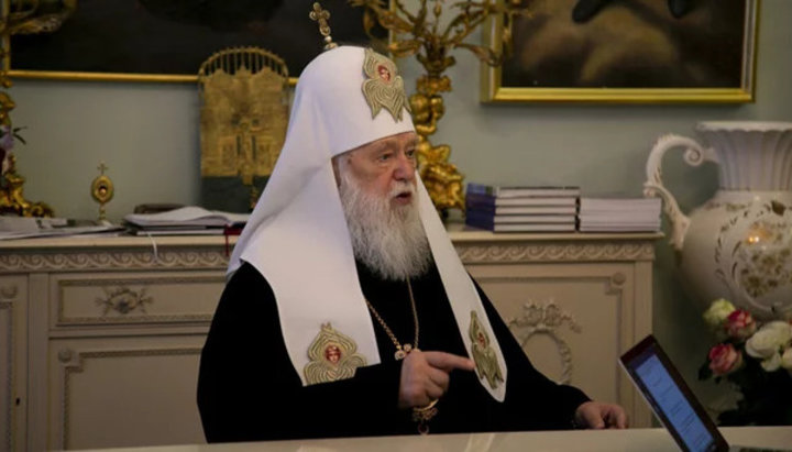 «Почетный патриарх» ПЦУ Филарет Денисенко. Фото: fakty.com.ua