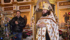 Олександр Усик відвідав святині Рівненської єпархії і зустрівся з віруючими