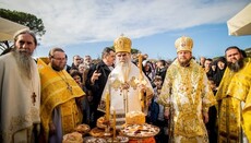 Епископ Виктор сослужил главе митрополии СПЦ в Черногории