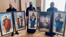 Винницкий архиерей передал иконы и финансовую помощь общине УПЦ в Махновке