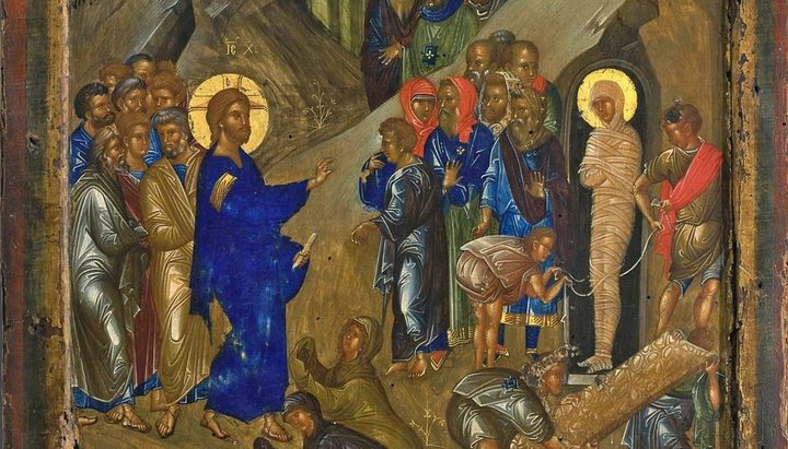 Воскрешение Лазаря. Фрагмент иконы. Византия. Константинополь; XV в.; Санкт-Петербург, Русский музей. Фото: ruicon.ru