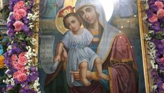 В Бєлевській обителі вшанували подаровану з Афону ікону Богородиці