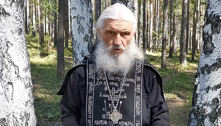 Схиигумен Сергий, которого в РПЦ запретили в служении за скандальные заявления о COVID-19. Фото: скриншот видео на YouTube-канале «Всеволод Могучев»