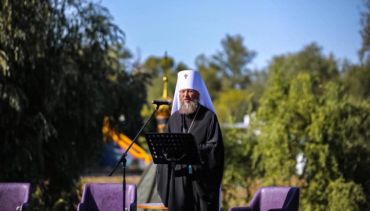 Митрополит Антоній на відкритті Міжнародного форуму «Люди миру». Фото: Facebook.com/MitropolitAntoniy