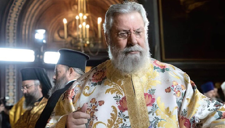 Архиепископ Хризостом. Фото: cyplive.com