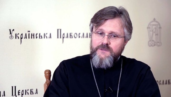 Заступник голови ВЗЦЗ УПЦ протоієрей Миколай Данилевич. Фото: скріншот з youtube-каналу СПЖ