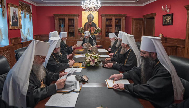 Заседание Священного Синода УПЦ от 9 декабря 2020 года. Фото: news.church.ua