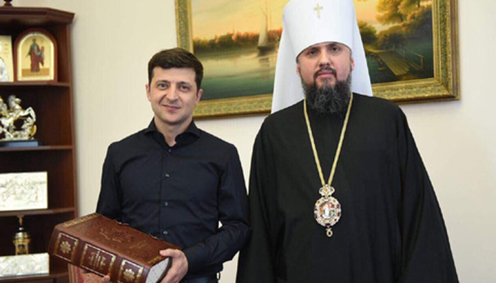 Владимир Зеленский и Сергей Думенко. Фото: Укрправда