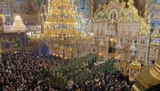 В Почаевской лавре торжественно отпраздновали память преподобного Амфилохия