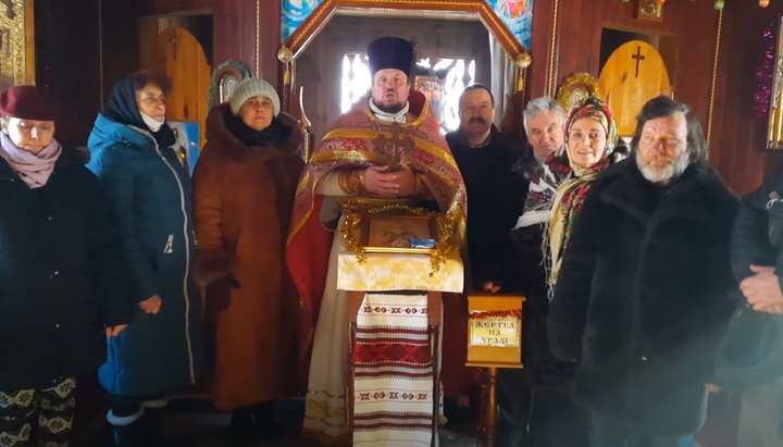 Приход УПЦ КП в Клавдиево-Тарасово. Фото: скриншот ютуб-канала Струка
