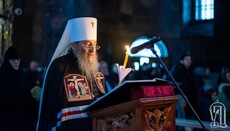 Блаженніший Онуфрій звершив читання першої частини Великого канону