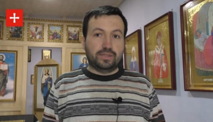 Учитель физики Игорь Марчук. Фото: скриншот youtube-канала «Перший Козацький»