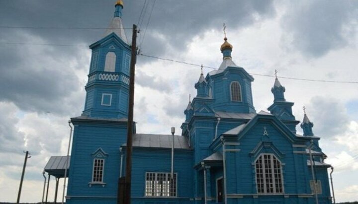 Захоплений храм УПЦ у селі Цвітоха. Фото: raskolam.net