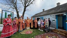 Єпископ Афанасій відвідав гнану громаду села Бережанка Волинської єпархії