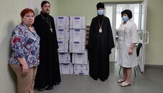 В больницу Северодонецка передали гуманитарную помощь из Лавры