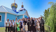 В Ізюмській єпархії освятили храм на честь Успіння Пресвятої Богородиці
